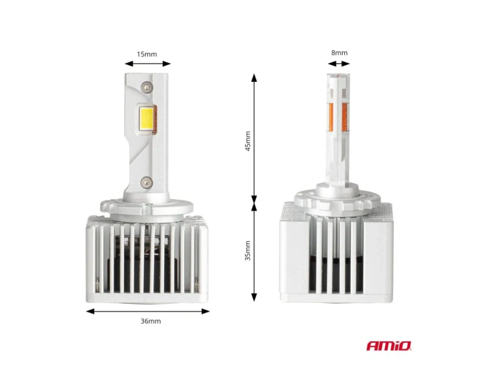 LED žárovky do hlavních světel D1S D3S D8S X AllinOne CAN-BUS 6000K AMIO