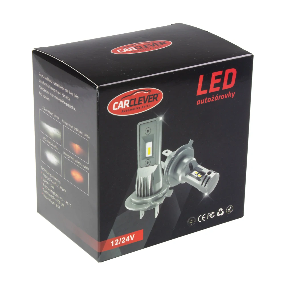 LED žárovky H7 do světlometů VW set, 4000LM, bílá