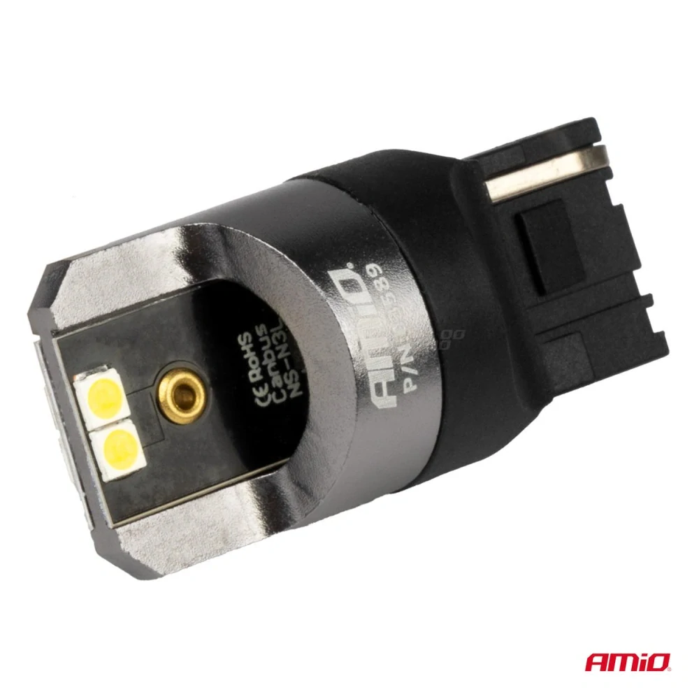 LED žárovky T20 CANBUS PRO 7440 W21W 4x3030 SMD bílá 12/24V