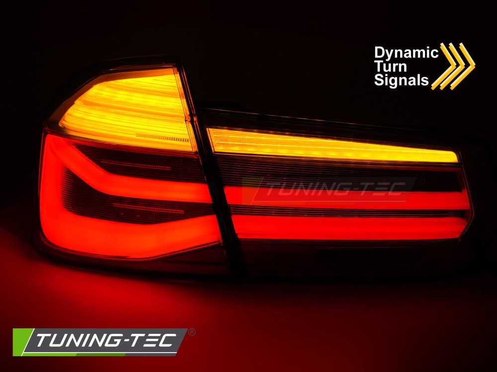 Zadní světla BMW F30 11-18 červené LED BAR SEQ