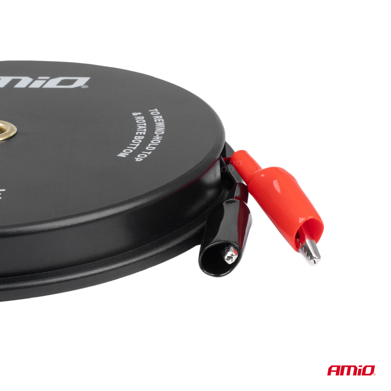 Zatahovací testovací kabel 2x9m AMIO-04275