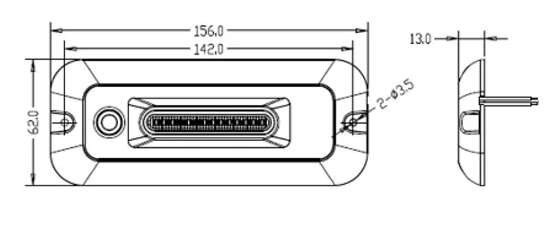 LED osvětlení interiéru,10-30V, 10W, ECE R10, IP67, dotykové