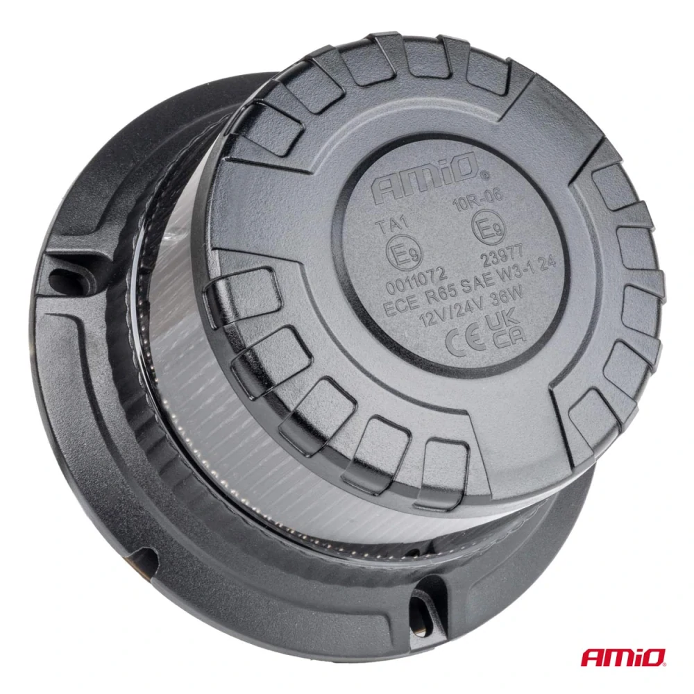 Výstražný LED maják W28M 12V 24V AMIO-04108