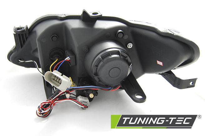 Přední světla Seat Ibiza 2008-2012, LED, černé black