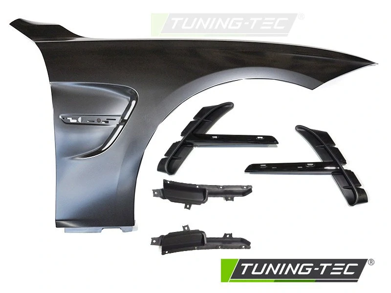 BMW F32/F33/F36 13-19 - Blatníky SPORT STYLE s boční mřížkou BLACK