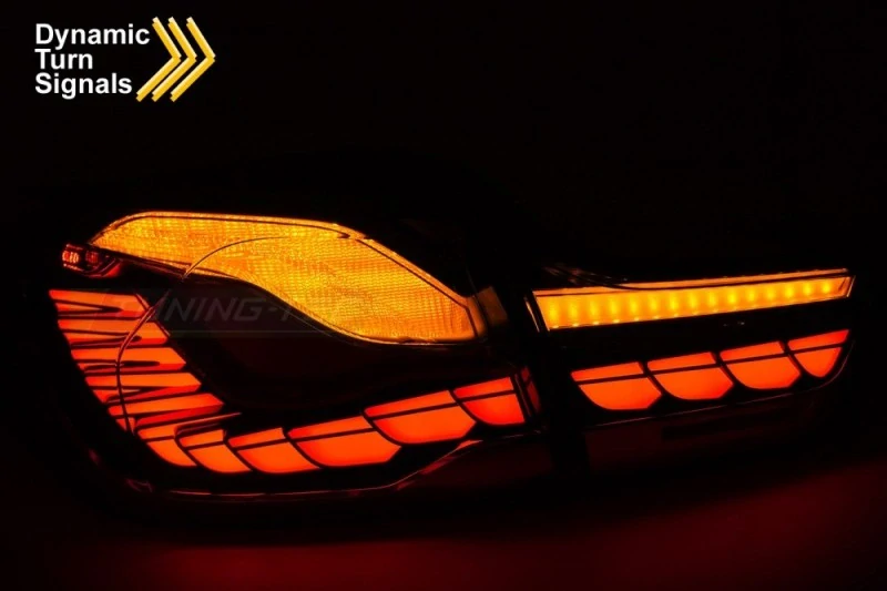 Zadní OLED světla, světlomety, lampy BMW F32, F33, F36, F82, F83, 2013-2021, SEQ, kouřové