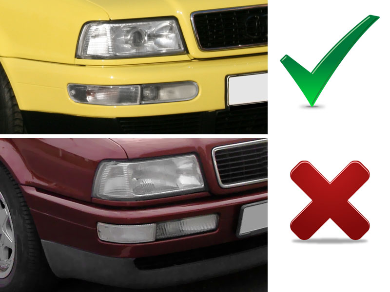 Boční blikače Porsche 911 (993) 93-98 / Audi 80 cabrio 94-02 kouřové