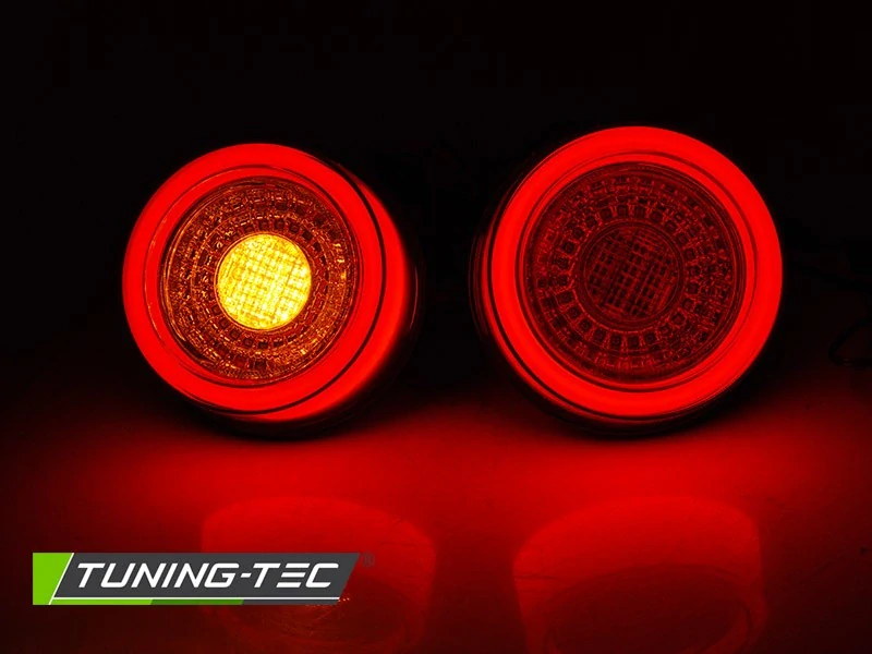 Zadní světla, LED světlomety, lampy Ferrari F355/F360 1994-2005, červeno-bílé