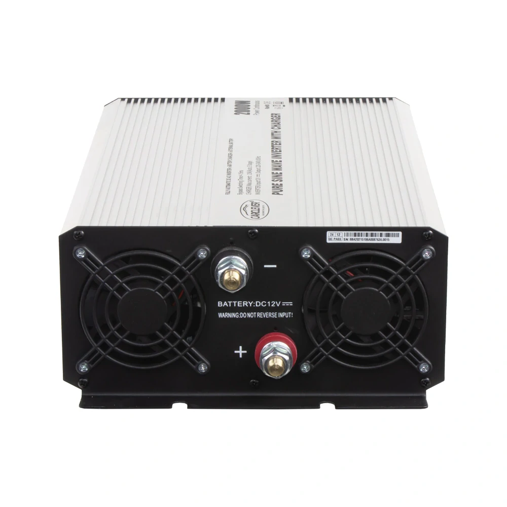Sinusový měnič napětí UPS 2000W 12/230V + nabíječka 12V/15A