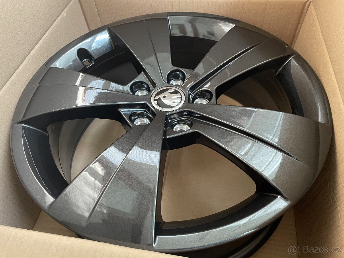 ALU KOLO TRITON 6,5J x 17“ ET 41 original - černá metalíza
