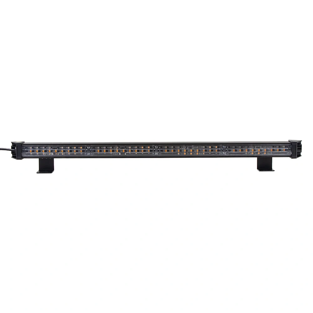 LED alej voděodolná (IP67) 12-24V, 36x LED 1W, oranžová 628mm, ECE R65