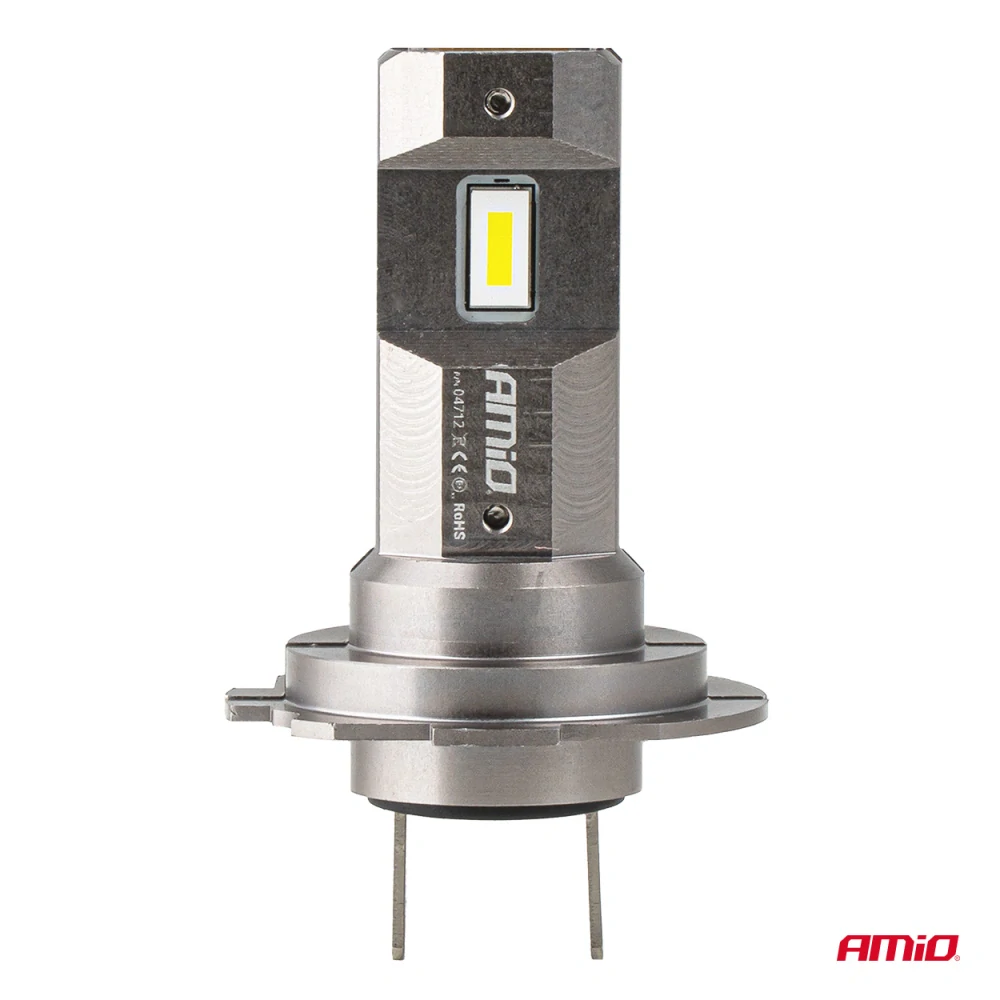 LED žárovky H7 | H18 H25 FULL CAN-BUS, bílé 6000K, 2710 LM, 2 ks AMIO 