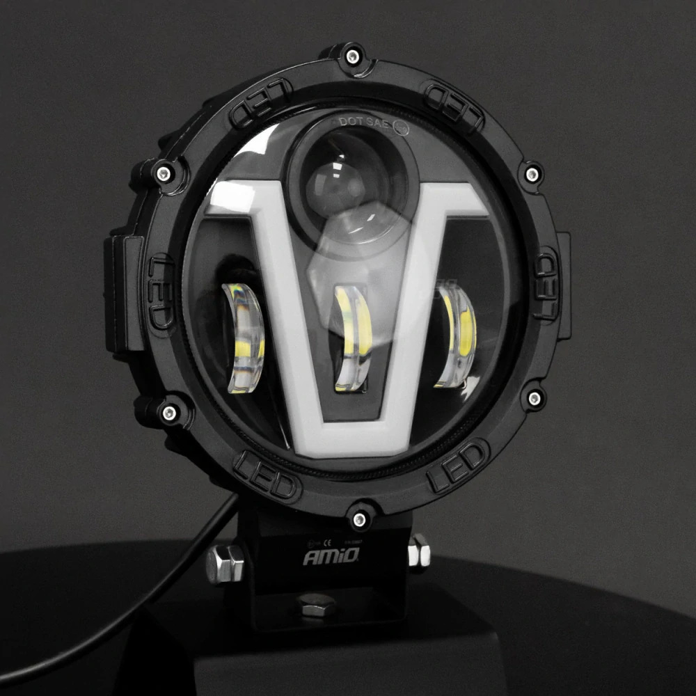 LED pracovní světlo V-LIGHT 5500 LM 50W Ø 172 x 60 mm, 4 funkční
