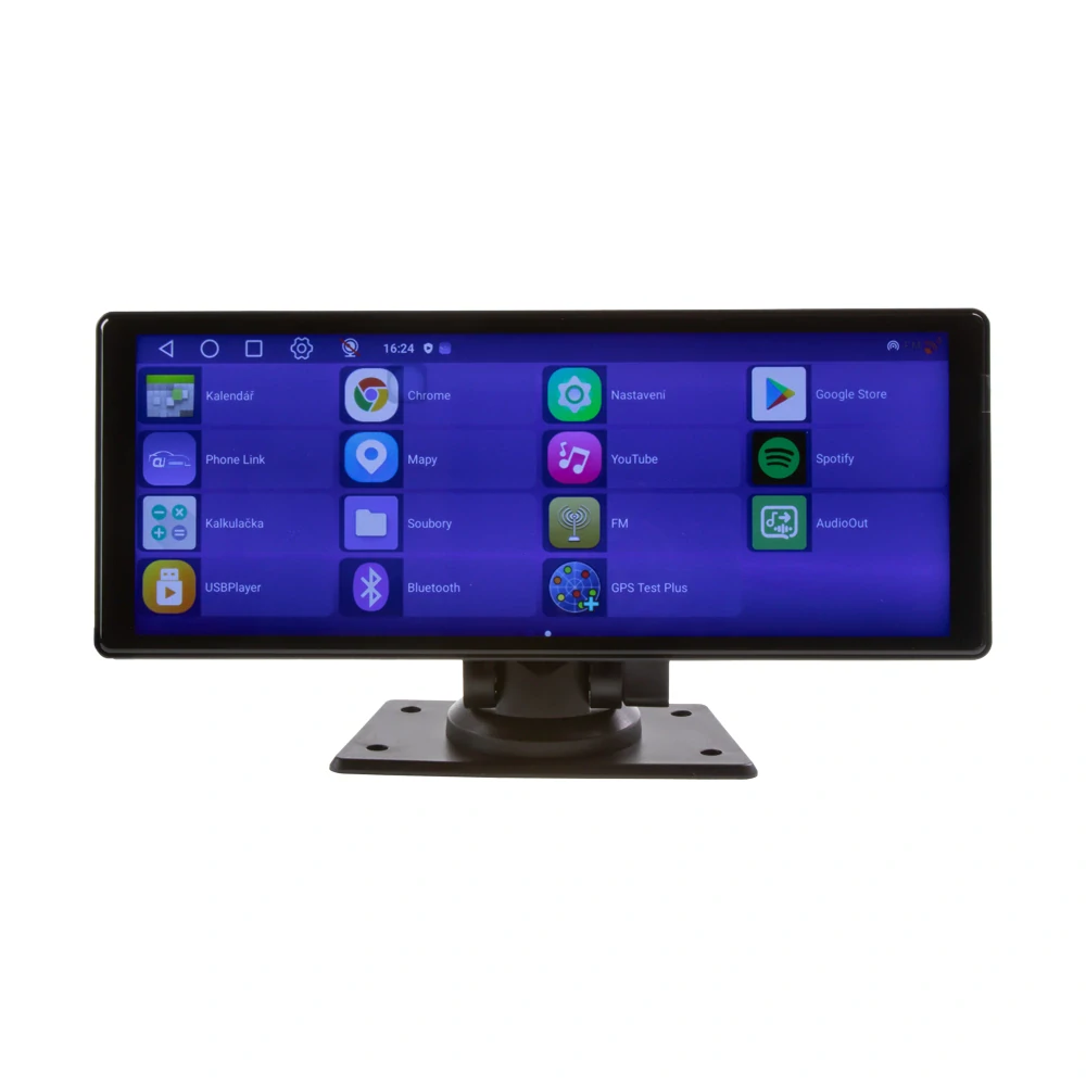 Monitor 10,26" s OS Android + Apple CarPlay, Android auto, Bluetooth, micro SD, GPS, kamerový vstup