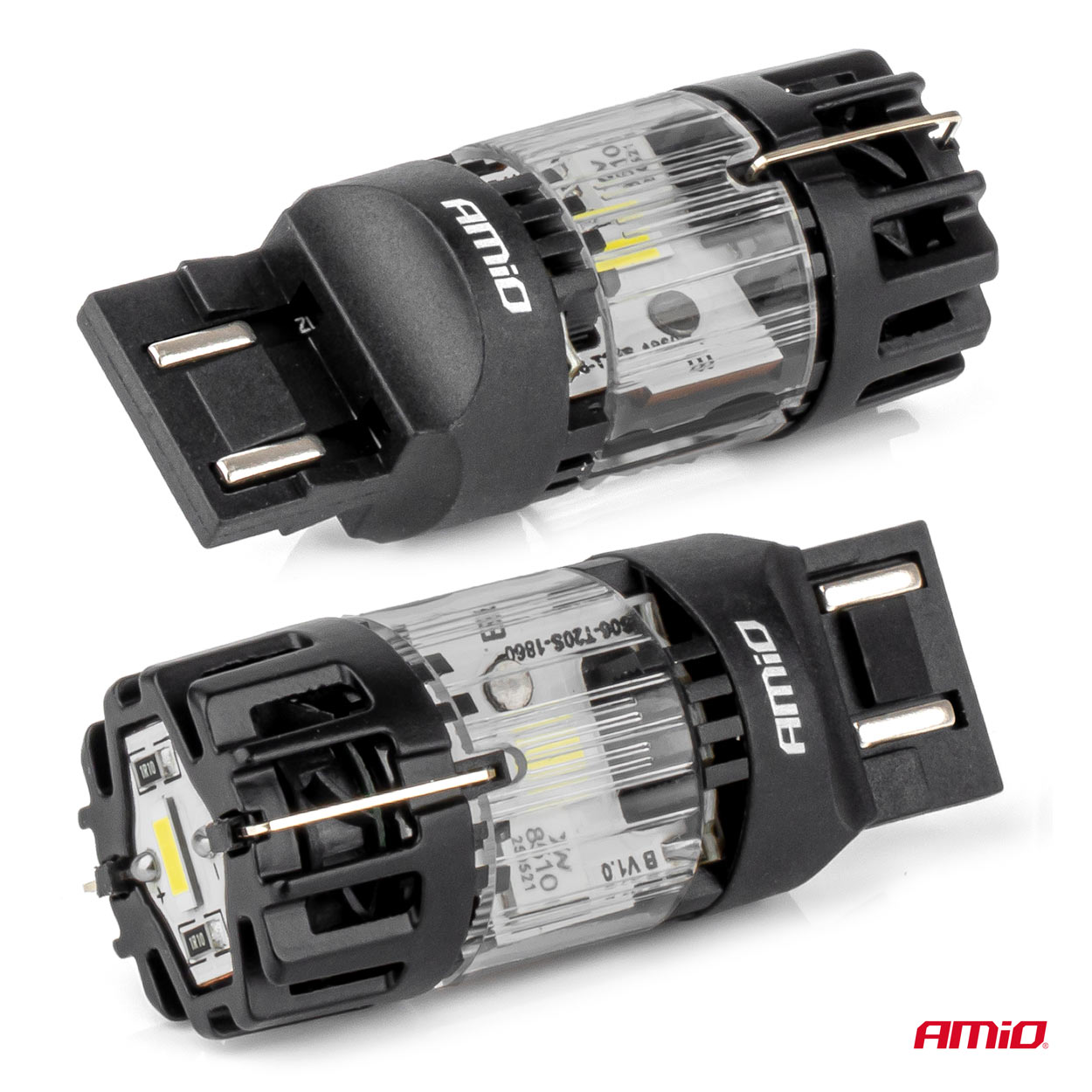 CAN-BUS LED žárovka T20 W21/5W (7443) bílá | AMIO LumiTec