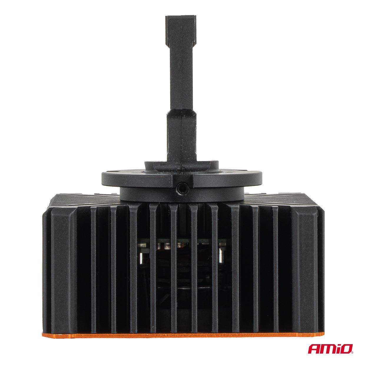 LED výbojky D5S AMIO LED XD PRO CAN-BUS, bílé 6500K | 7000 LM, 2 ks