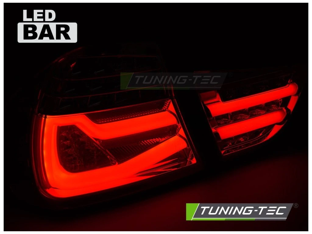 Zadní světla BMW E90 09-11 kouřové LED BAR SEQ