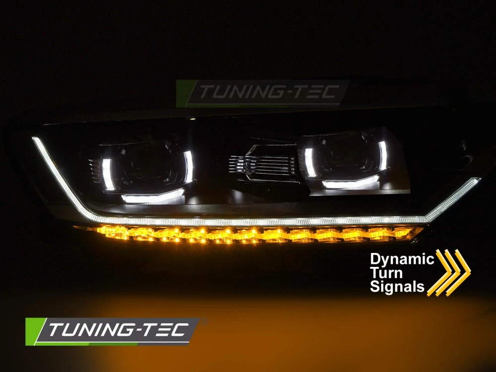 Přední FULL LED světla SEQ DRL Volkswagen Passat B8 2014-2019