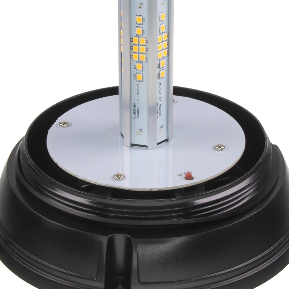 LED maják, 12-24V, oranžový, pevná montáž, ECE R65