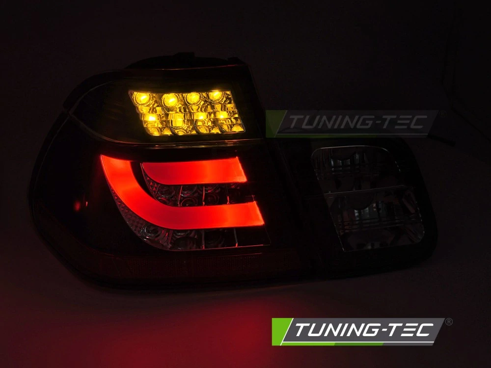Zadní LED světla BMW E46, 2001-2005 sedan, LED BAR, červenobílé