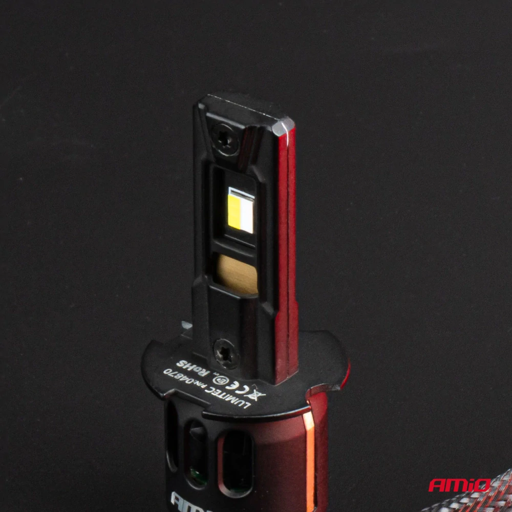FULL CANBUS LED žárovky H3 AMIO F26 PRO LumiTec LIMITED +130%