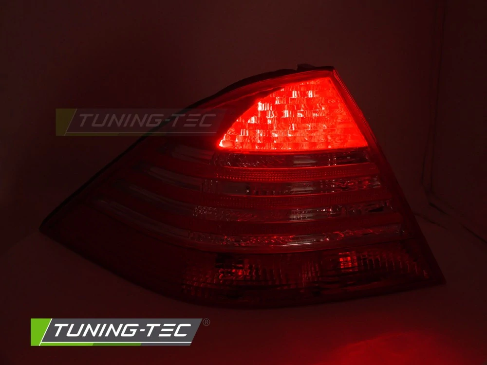 Zadní LED světla Mercedes W220 S-Class (98-05) červené/bílé