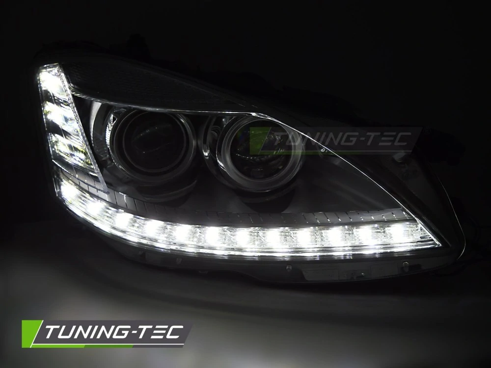 Xenon / LED světlomety pro Mercedes-Benz Třídy S W221 05-09 – Chromové