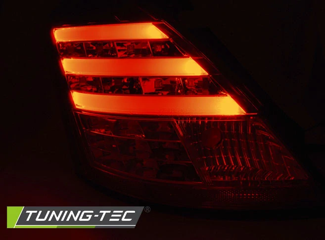 Zadní světlomety Suzuki Swift (2010–2017) LED Bar – Kouřové (Smoked)