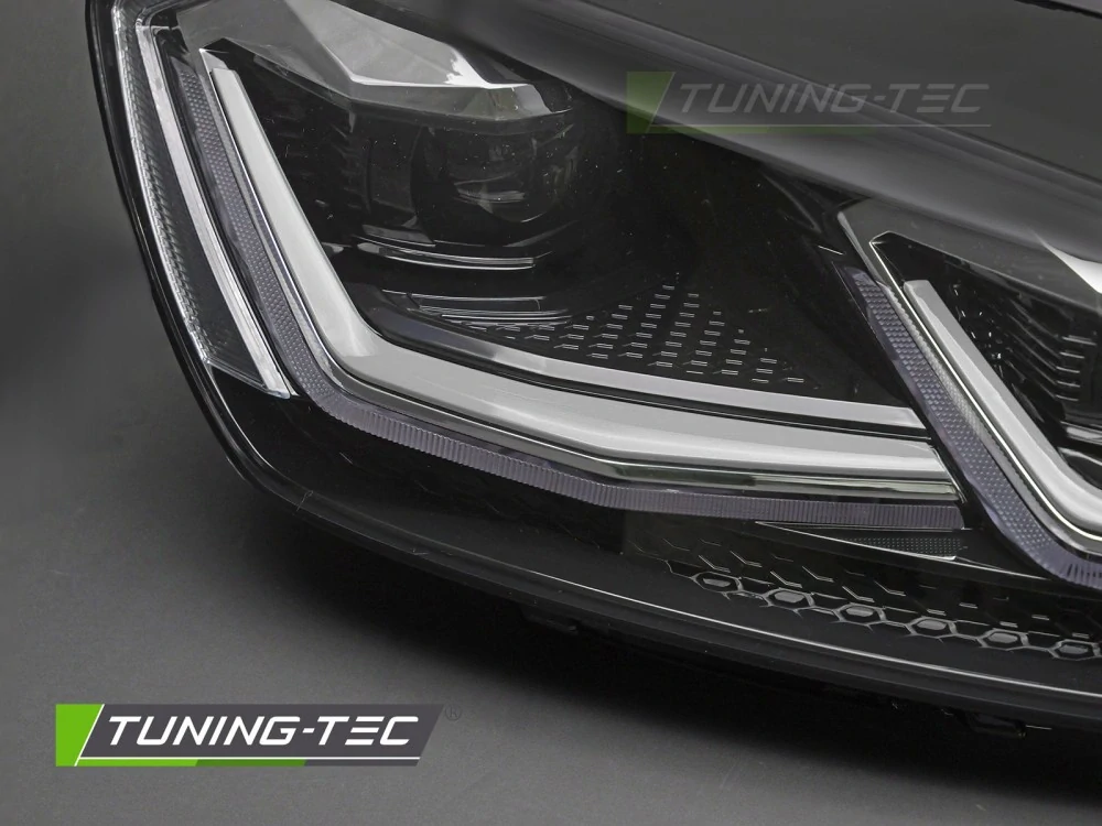 Přední FULL LED světlomety SILVER LINE s DRL – VW Golf VII (2012-2017)