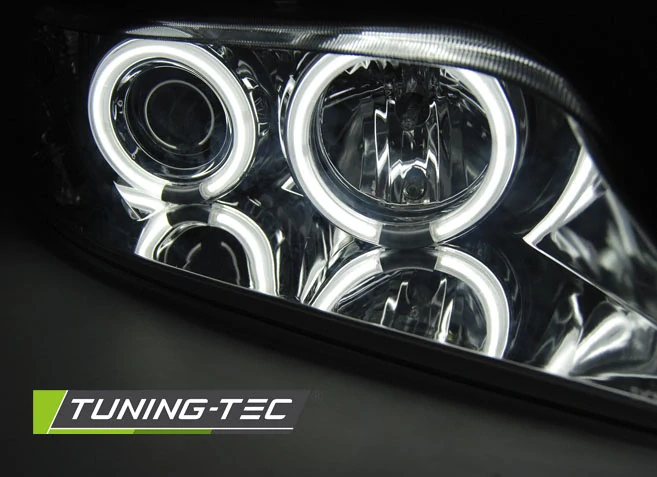 Přední světla BMW Z3 1996-2002 ANGEL EYES CCFL chrom
