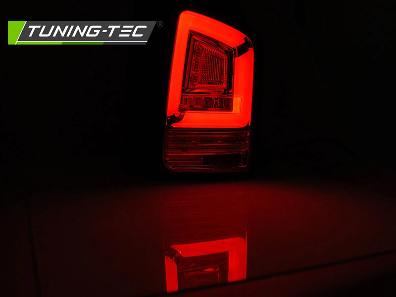 Zadní světla VW T6 15-19 dvojité dveře - kouřová LED SEQ BAR