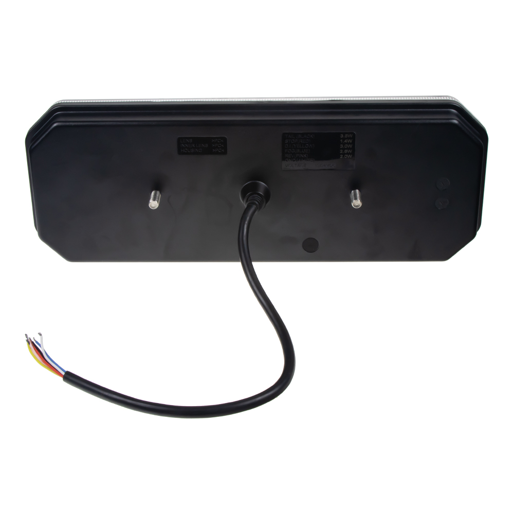 Sdružená LED lampa pravá zadní s dynamickými blinkry 12/24V