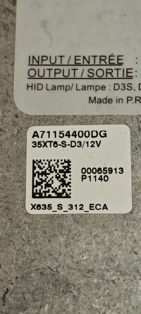 Řídící jednotka xenon Osram D3S 034663, 10R-034663