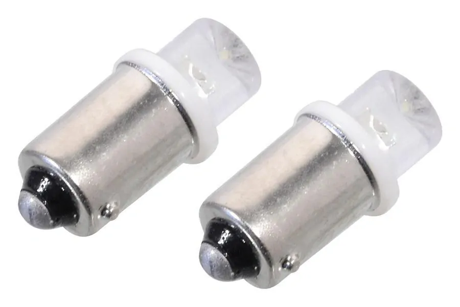 Žárovka 1LED 12V Ba9s bílá 2ks