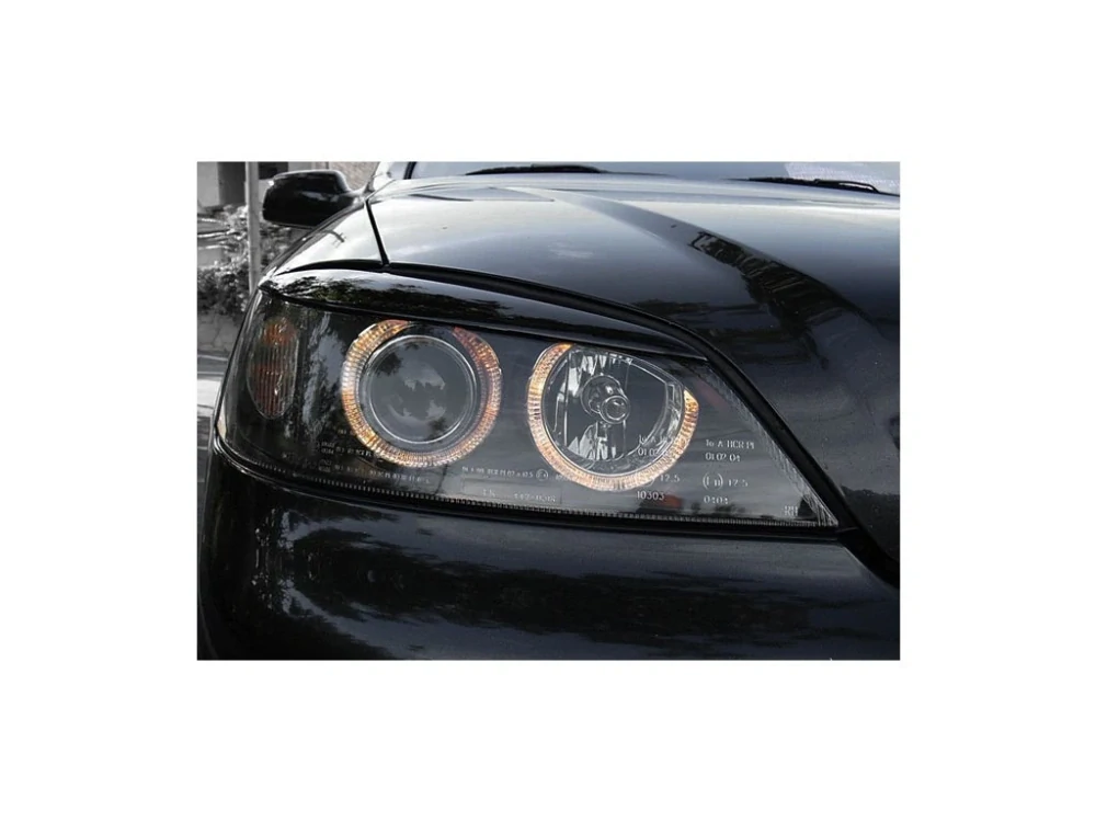 PŘEDNÍ SVĚTLOMETY, SVĚTLA, LAMPY OPEL ASTRA G, 1998-2004, ANGEL EYES, ČERNÉ BLACK, PROJECT H7