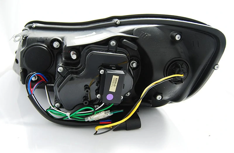 Přední světlomety, světla, lampy Škoda Octavia 2 II, 2009-2012, facelift, LED light, černé black