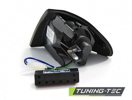 PŘEDNÍ BLINKRY BMW E46 SEDAN, TOURING, 1998-2001, LED ČERNÉ BLACK