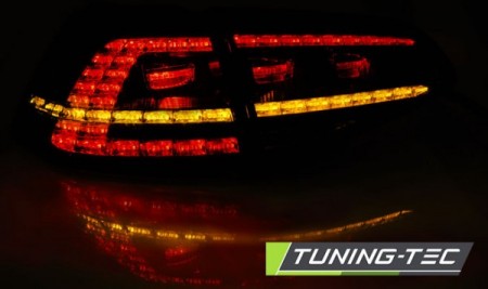 Zadní světla, lampy VW Golf 7 VII, hatchback 2013- LED GTI look, kouřová LDVWF0