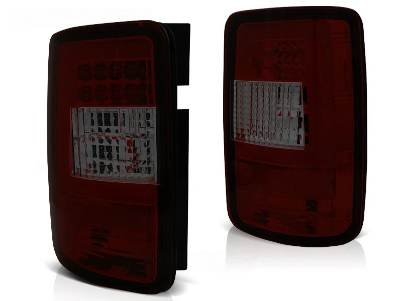 Světla zadní VW CADDY 03-03.14 RED SMOKE LED BAR