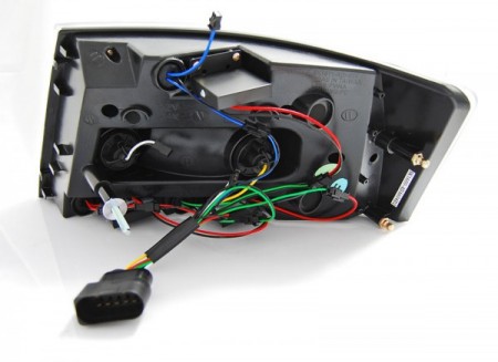 Zadní světlomety, světla, lampy Audi A6, C6, 2004-2008, sedan, LED BAR kouřové, 7pin