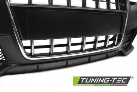 PŘEDNÍ NÁRAZNÍK AUDI A4, 2004-2008, S-LINE, CHROM BLACK