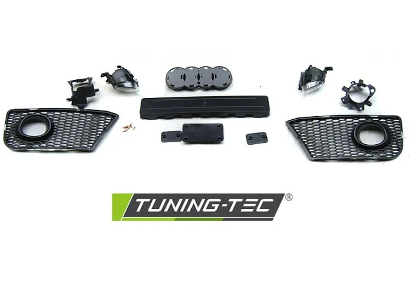 Přední nárazník Audi A3 8P 2008-2012, RS style, chrom, černá s PDC