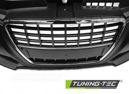 Nárazník přední AUDI A3 08-12 S8 STYLE CHROME BLACK PDC