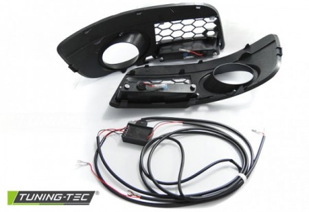 Rámečky pro mlhovky VW GOLF 5 GTI LED DRL BLACK