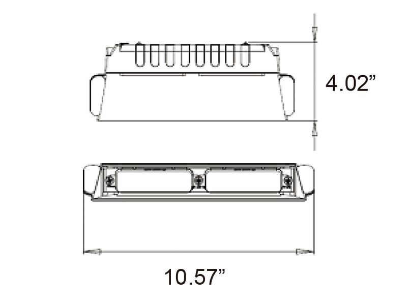 PROFI výstražné LED světlo vnitřní, 12-24V, oranžové, ECE R65