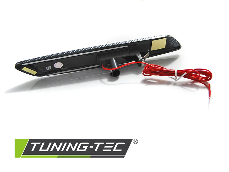 BOČNÍ blinkry SMOKE LED CARBON STYLE F10 pasuje na BMW E60 / E90 / E92 / E82