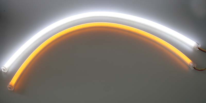 LED pásek s 456LED/335SMD bílo/oranžový 12V, 60cm