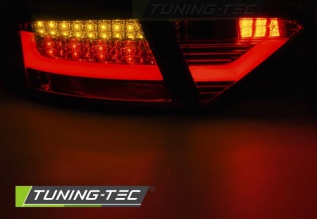 ZADNÍ SVĚTLA, SVĚTLOMETY, LAMPY AUDI A5, 2007-2011, LED BAR, ČERNÉ BLACK