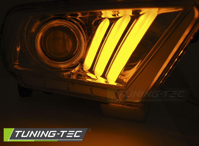 FORD MUSTANG V 10-13 TUBE LIGHT CHROME