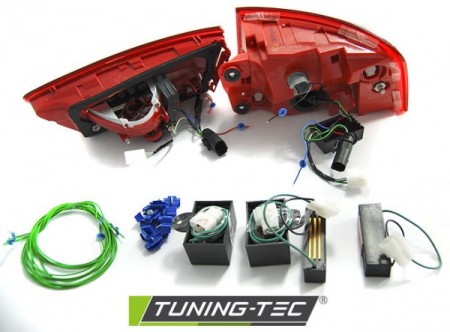Světla zadní AUDI A6 C7 11-10.14 RED WHITE LED